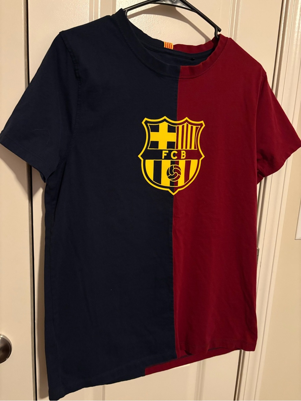 FC Barcelona “Half Half” split jersey